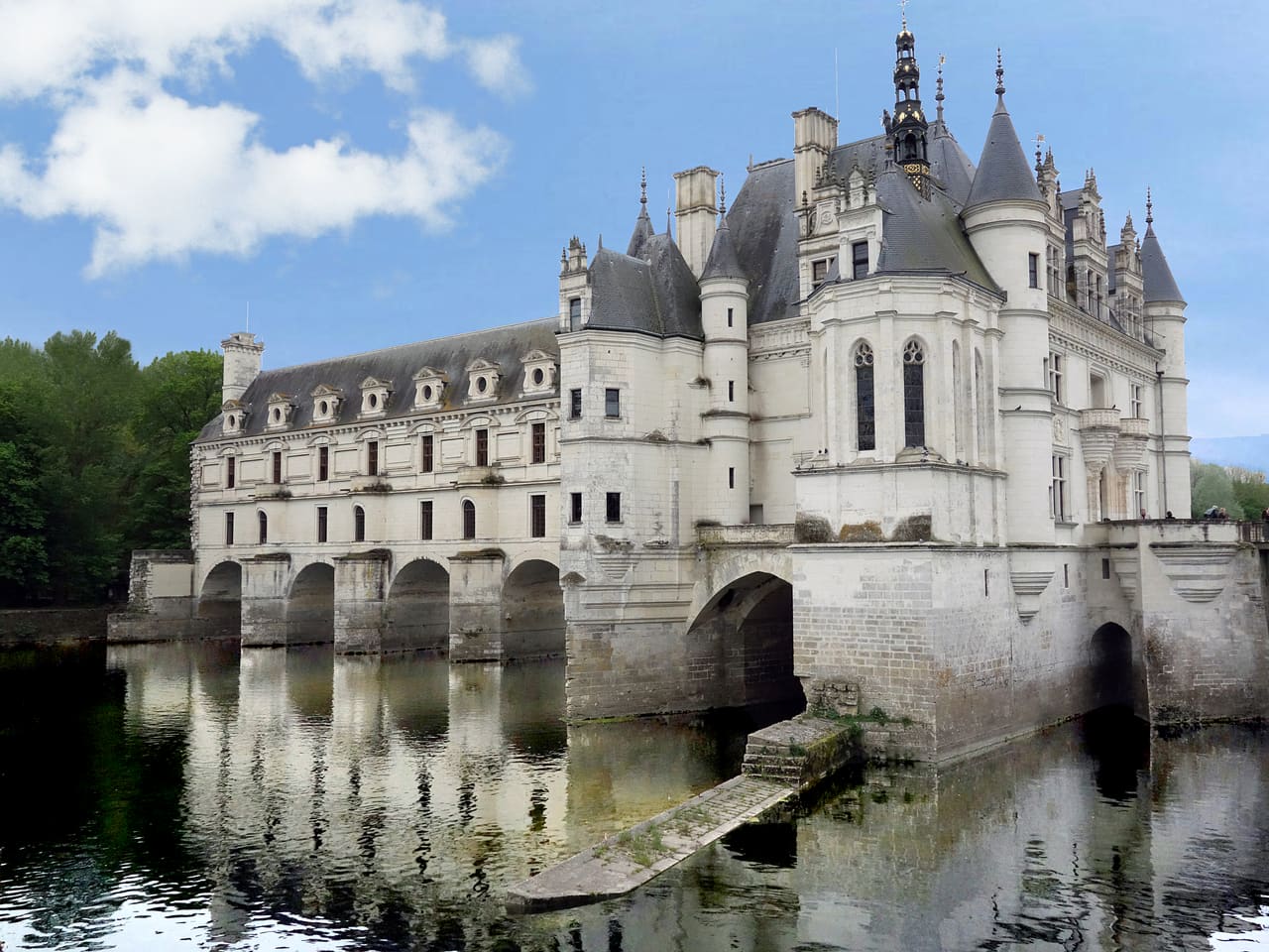 Chenonceau over the Cher